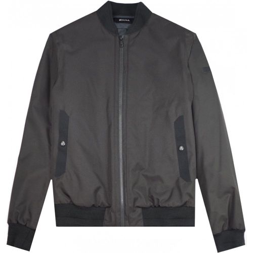 Men's Cotton Zipped-up Bomber Jacket L - Z Zegna - Modalova