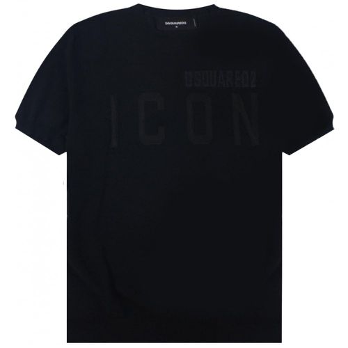 Men's Short Sleeve Logo Knitwear XL - Dsquared2 - Modalova