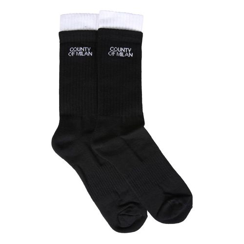 Men's Double Cuff Socks ONE Size - Marcelo Burlon - Modalova