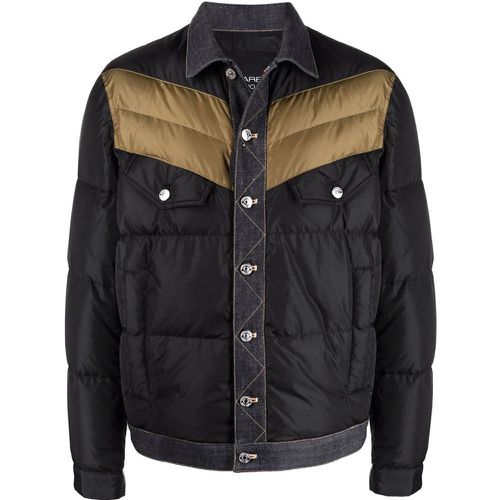 Men's Denim Trim Feather Down Coat / M - Dsquared2 - Modalova