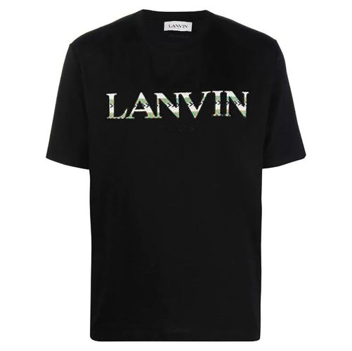 Lanvin Men's Logo T-shirt Black L - Lanvin - Modalova