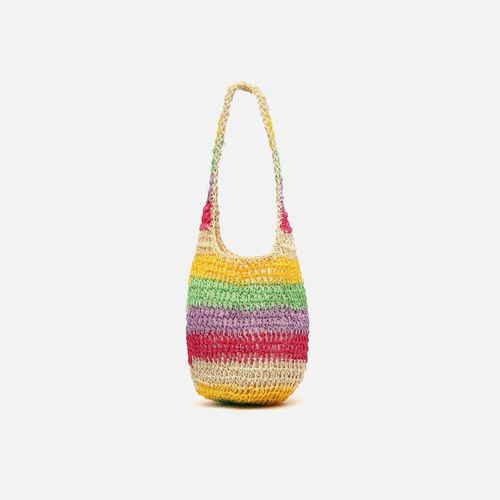 Legi Sac à épaule effet raphia - Misako - Modalova