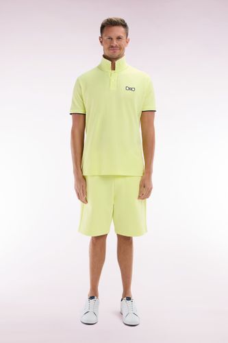 Polo À Manches Courtes En Coton Broderie Ton Sur Ton Coupe Décontractée - Eden Park - Modalova