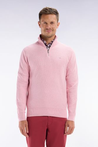 Pull Col Camionneur En Coton Nid D'abeille Coupe Droite - Eden Park - Modalova