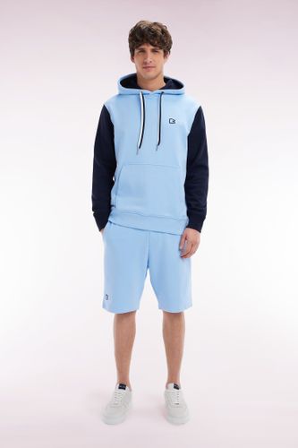 Short De Jogging En Molleton Coton Ciel Coupe Décontractée - Eden Park - Modalova