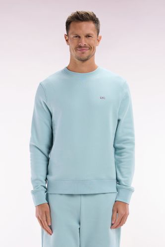 Sweatshirt En Molleton Coton D'eau Coupe Droite Et Col Rond - Eden Park - Modalova