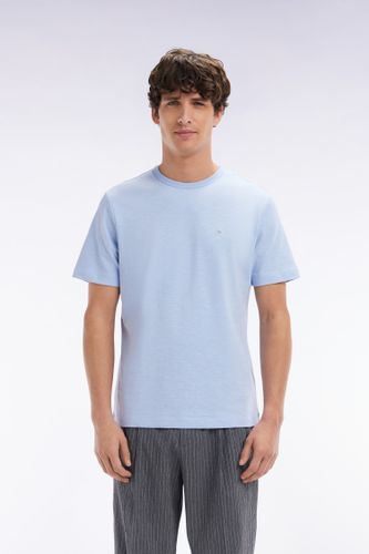T-shirt En Jersey De Coton Slub Ciel Coupe Droite - Eden Park - Modalova