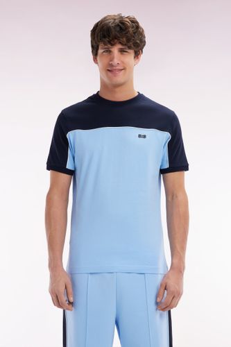 T-shirt En Jersey De Coton Bicolore Ciel Coupe Droite - Eden Park - Modalova