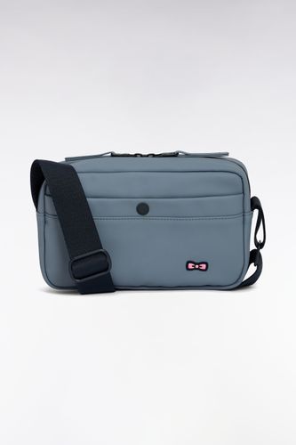 Camera Bag En Gomme Uni Gris - Eden Park - Modalova