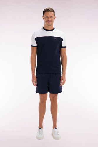 Maillot De Bain Marine À Passepoil - Eden Park - Modalova