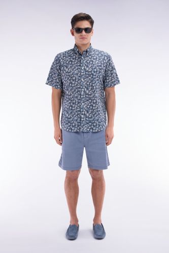 Bermuda À Taille Élastiquée En Lyocell Et Coton Stretch - Eden Park - Modalova
