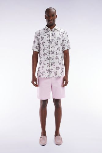 Bermuda À Taille Élastiquée En Lyocell Et Coton Stretch - Eden Park - Modalova
