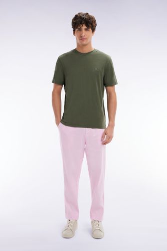 Pantalon Fluide À Taille Élastique En Lin Et Coton Stretch - Eden Park - Modalova