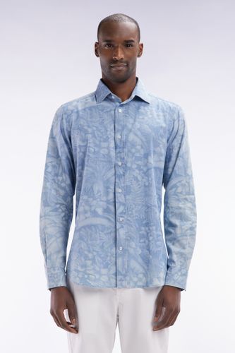 Chemise Imprimée En Chambray Coupe Ajustée - Eden Park - Modalova