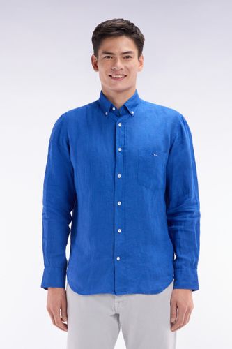 Chemise En Lin Unie Coupe Droite - Eden Park - Modalova