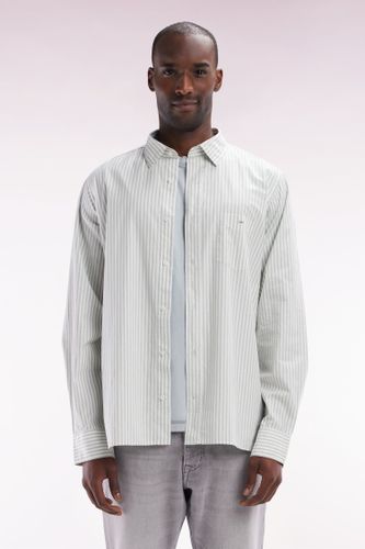 Chemise En Coton À Rayures Coupe Droite - Eden Park - Modalova