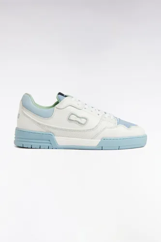 Sneakers Ep10 En Cuir Blanches Et Vert D'eau - Eden Park - Modalova