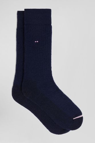 Paire de chaussettes en laine alpaga mélangée bleu marine - Eden Park - Modalova