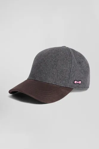 Casquette en feutre de laine gris et marron - Eden Park - Modalova