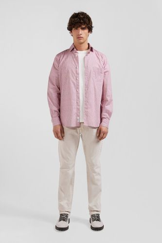 Chemise en coton rose coupe Slim - Eden Park - Modalova