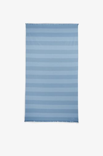 Fouta rayé bleu ciel - Eden Park - Modalova