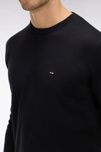 Pull Noir À Col Rond En Coton - Eden Park - Modalova