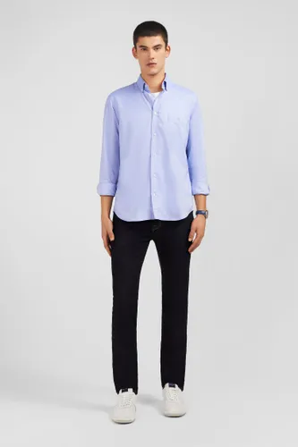 Chemise bleue unie en coton - EDEN PARK - Modalova