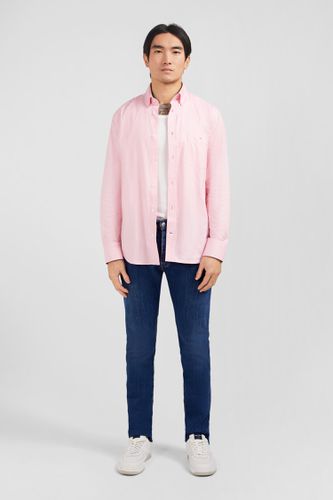 Chemise rose unie en coton - EDEN PARK - Modalova