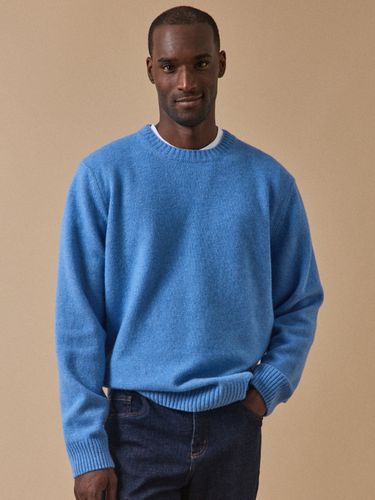 Pull col rond homme mélange laine - Cyrillus - Modalova