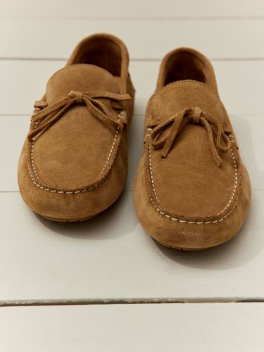 Mocassins croûte de cuir homme - Cyrillus - Modalova
