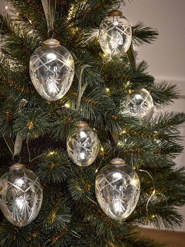 Boules en verre ciselé par lot de 6 - Cyrillus - Modalova