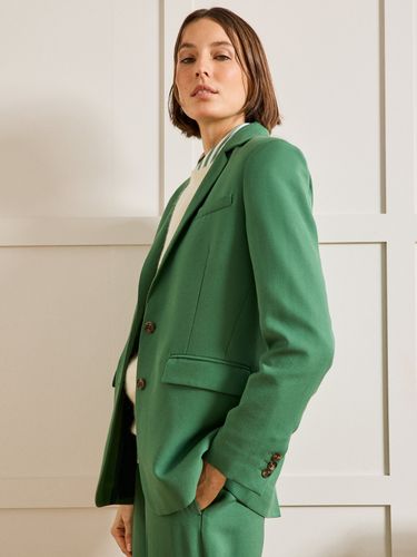Veste tailleur tissu crêpe femme - Cyrillus - Modalova