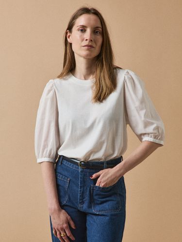 T-shirt bi-matière femme - Cyrillus - Modalova
