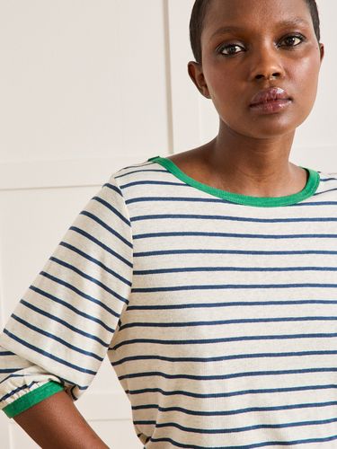 T-shirt rayé femme lin et viscose - Cyrillus - Modalova