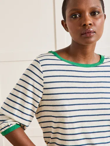 T-shirt rayé femme lin et viscose - Cyrillus - Modalova