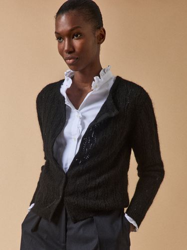 Gilet réversible mélange kid mohair - Cyrillus - Modalova