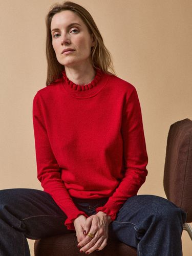 Pull volanté coton biologique et laine RWS* - Cyrillus - Modalova