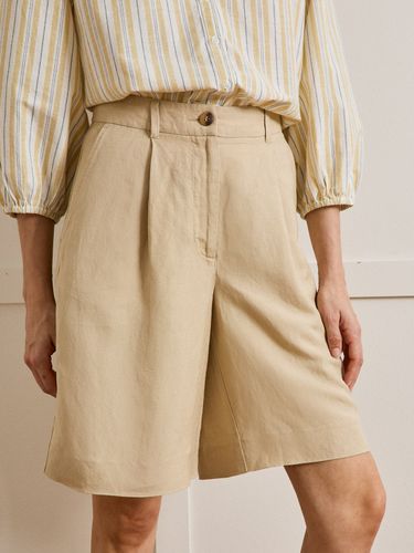 Bermuda lin et viscose femme - Cyrillus - Modalova