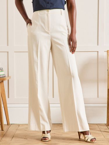 Pantalon extra large tissu natté Ava - Cyrillus - Modalova
