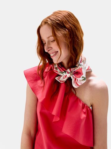 Foulard-carré Bouquet - Collection Deyrolle x - Cyrillus - Modalova