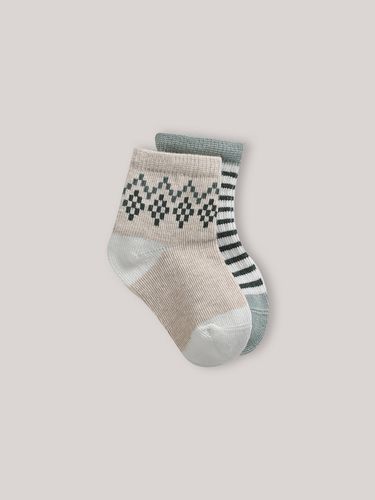 Lot de 2 paires de chaussettes Bébé - Cyrillus - Modalova