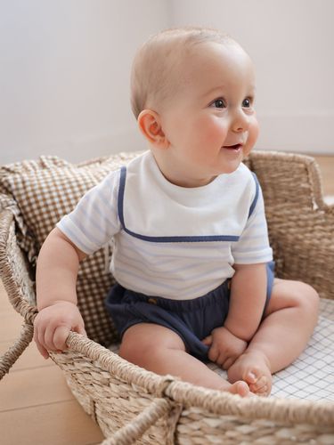 Ensemble marin - Coton biologique Bébé - Cyrillus - Modalova