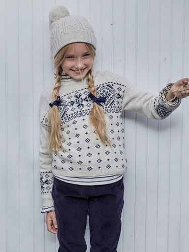 Pull jacquard Noël - Collection famille - Cyrillus - Modalova