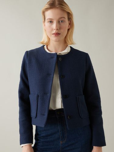 Veste sans col tweed femme - Cyrillus - Modalova