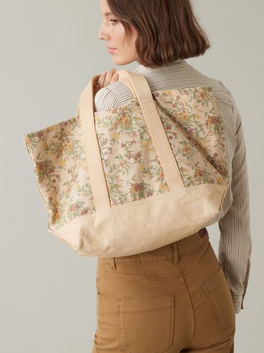 Sac cabas imprimé fleuri femme - Cyrillus - Modalova