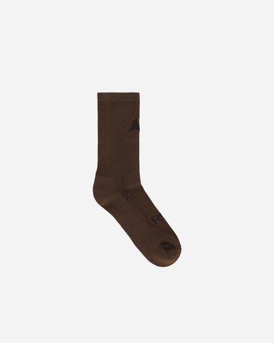 ROA Logo Socks Brown 39-42 - Brown - ROA - Modalova