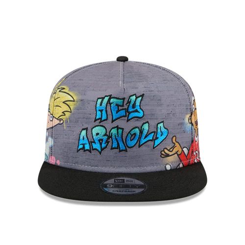 Casquette 9FIFTY A-Frame Snapback Ajustable Hey Arnold Graffiti Gris unisex - New Era Cap - Modalova