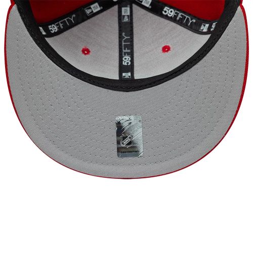 Casquette 59FIFTY Fitted Basic Chicago Blackhawks NHL Rouge unisex - New Era Cap - Modalova