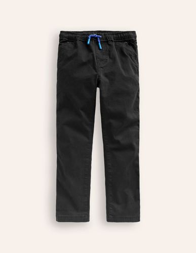 Pantalon slim à enfiler-Noir - Boden - Modalova