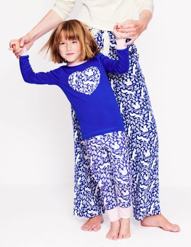 Pyjama long douillet-Écureuil saphir - Boden - Modalova